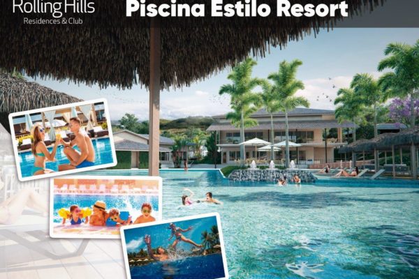 Vallas Piscina tipo resort